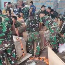 Kasau Tinjau Posko Satgasud Lanud Soewondo, Pastikan Distribusi Bantuan Berjalan Optimal