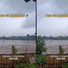 Sirine Pintu Air 10 Sungai Cisadane Berbunyi, Siap-siap Banjir