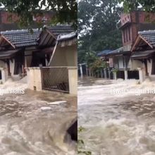 Dihantam Luapan Kali Angke, Perumahan Pinang Griya Tangerang Terendam Banjir Parah
