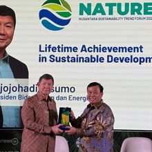 Hashim Djojohadikusumo Raih Lifetime Achievement in Sustainable Development Award di Nature 2026