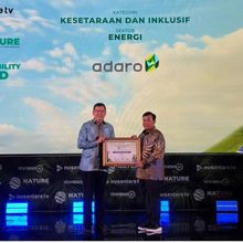 Adaro Andalan Indonesia Raih Nusantara Sustainability Award 2026 Kategori Kesetaraan dan Inklusi Sektor Energi