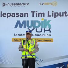 Kakorlantas Polri Irjen Agus Suryonugroho Lepas Tim Liputan Mudik Nusantara TV
