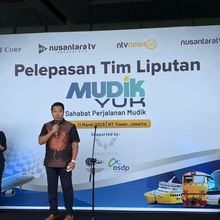 Lepas Tim Liputan Mudik Yuk Nusantara TV, Randy Tampubolon: Semoga Informasi dari Kami Bisa Bantu Perjalanan Mudik yang Lancar