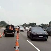 JTT Tambah Lajur Contraflow di Tol Japek, Antisipasi Kepadatan H-2 Lebaran