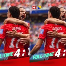 Hasil Piala Dunia Grup B: Swiss Bungkam Bosnia 4-1