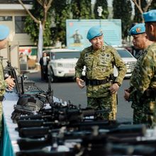 Paspampres Siagakan Kendaraan Anti Drone Koopsudnas di HUT ke-81 RI