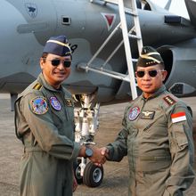 Panglima TNI Tinjau Kesiapan Alutsista Demo Udara HUT Ke-81 RI