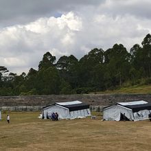 Penampakan RS Dibangun Kemenkes di Lapangan Ruteng-Aeramo untuk Korban Gempa NTT