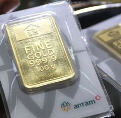 Harga emas Antam Hari Ini Naik Rp15 Ribu, Segram Jadi Rp2,64 juta