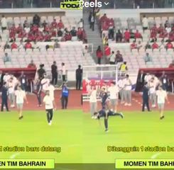 Viral Momen Satu Stadion Teriakkan 'Mafia' saat Timnas Bahrain Masuk GBK