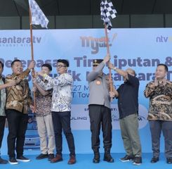 Pelepasan Tim Liputan Mudik 2025 Nusantara TV: Siap Memantau Arus Mudik Lebaran