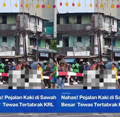 Pejalan Kaki Tewas Dihantam Kereta di Sawah Besar