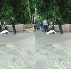 Kecelakaan Maut Pemotor Tewas di Sukaraja Jadi Tontonan Warga