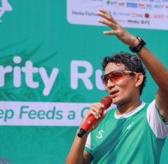 Pesan Sandiaga Uno di Ajang Surplus 5K Charity Run 2025
