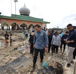 Tinjau Dampak Bencana di Aceh Tamiang, Menko AHY Dorong Percepatan Pemulihan Infrastruktur
