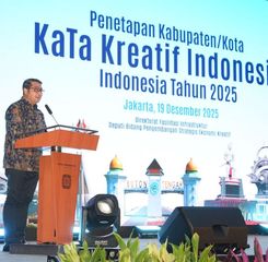 Penetapan KaTa Kreatif 2025, Menteri Ekraf Dorong Tiap Kota Punya Subsektor Unggulan