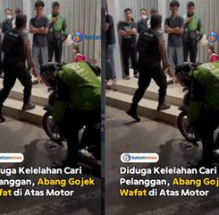 Ojol Ditemukan Tak Bernyawa Usai Antar Penumpang di Batam