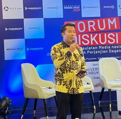 Nusantara Media Fest 2026, Dirut Nusantara TV Ajak Media Bersatu Hadapi Disrupsi Global
