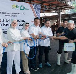 Rohis Pegadaian Wujudkan Satu Ketulusan Sejuta Kebermanfaatan, Lewat Distribusi 4.500 Paket Daging Kurban