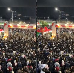 Konser Gratis Denny Caknan Ricuh, Pagar Hancur Dirusak Penonton dan Petugas Terluka Parah