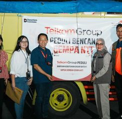 TelkomGroup Salurkan Bantuan Kemanusiaan Hingga Rp1,3 Miliar untuk Masyarakat Terdampak Gempa NTT