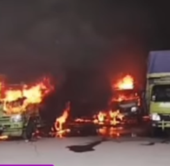 Pabrik Busa di Bogor Terbakar, Truk Ikut Dilalap Api