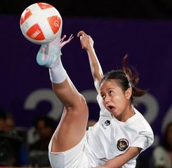Sumaya Persembahkan Medali Perak Teqball Putri untuk Indonesia di Asian Games 2026