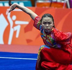 Eugenia Diva Raih Perunggu Wushu di Asian Games 2026