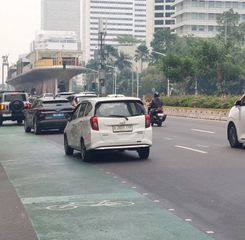 Jelang Demo, Kendaraan dari Dukuh Atas ke Bundaran HI Melaju Lancar