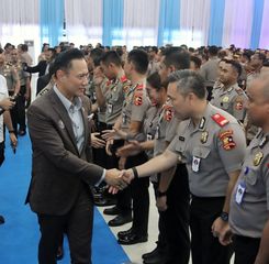 AHY Sebut Polri Mitra Strategis Pembangunan Nasional