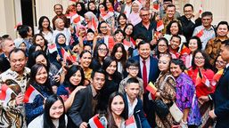 Prabowo Sapa Diaspora Indonesia di Brussel dalam Suasana Hangat dan Penuh Harapan