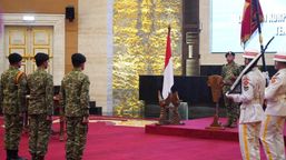 Panglima TNI Pimpin Sertijab, Pelantikan Kaster TNI dan Terima Laporan Korps Kenaikan Pangkat Pati TNI
