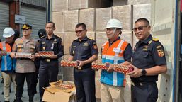 Bea Cukai Gagalkan Pengiriman 8,96 Juta Batang Rokok Ilegal Senilai Rp13,3 Miliar di Tanjung Priok