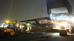 A400M TNI AU Angkut 22 Ton Logistik untuk Penanganan Karhutla Kalimantan
