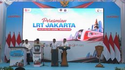 Tok! Prabowo Resmikan LRT Kelapa Gading-Manggarai