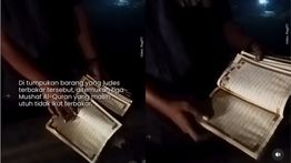 Geger! Damkar Temukan Mushaf Al Quran Masih Utuh dalam Puing Bekas Truk Terbakar di Pemalang