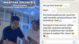 Ngenes! Pasangan Viral yang Disurati Jokowi Jadi Wali Nikah Putus karena Beda Keyakinan