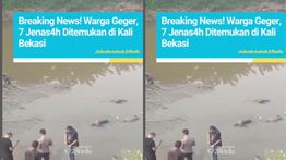 Kabar Mengejutkan Penemuan Mayat Mengambang di Kali Bekasi, Jumlahnya Lebih dari 7?