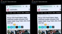 Viral Narasi Warga Arab Saudi Sebut Muslim Indonesia Masih Gampang Dibodohi, Benarkah?