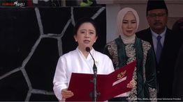 Puan Maharani Bacakan Ikrar Kesaktian Pancasila 1 Oktober di Lubang Buaya