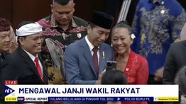 Spesial Report: Momen Presiden Jokowi Salami dan Diajak Selfie Anggota DPR, DPD, MPR RI 2024-2029