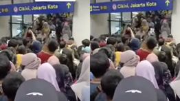 Pagi Ini Stasiun Manggarai Padat Luar Biasa, Penumpang Wanita Teriak karena Terjepit