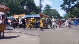 Saat Masha, Hulk, hingga Pocong Ngibrit Dikejar Satpol PP di Bandung