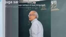 Viral Guru di Jepang Bingung 90+6=99