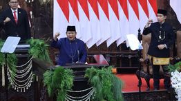 Prabowo Suarakan Dukungan untuk Kemerdekaan Palestina saat Pidato Pertama