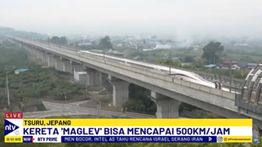 Wow! Jepang Ciptakan Kereta Super Cepat 'Maglev', Bisa Mencapai 500Km per Jam