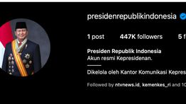 Istana Bikin Akun Instagram Resmi Presiden Prabowo: @presidenrepublikindonesia