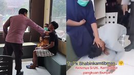 Viral Video Remaja Gorontalo Nangis Histeris Saat Dibawa ke Kantor Polisi oleh Ibunya Gegara Nakal