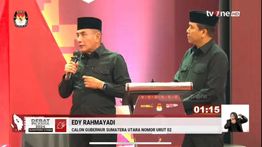 Edy Rahmayadi Singgung Pemimpin yang Mengatur Hukum dan Konstitusi dalam Debat Pilkada Sumut