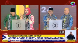 Special Report: Debat Kedua Pilkada Jabar, Gita KDI Senggol Syaikhu: Jawaban Anda Kurang Lengkap